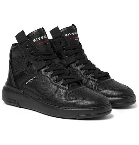 givenchy black & white leather high-top sneakers zendaya|givenchy black tote.